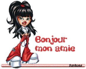 bonjour mon amie