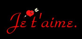 je t'aime